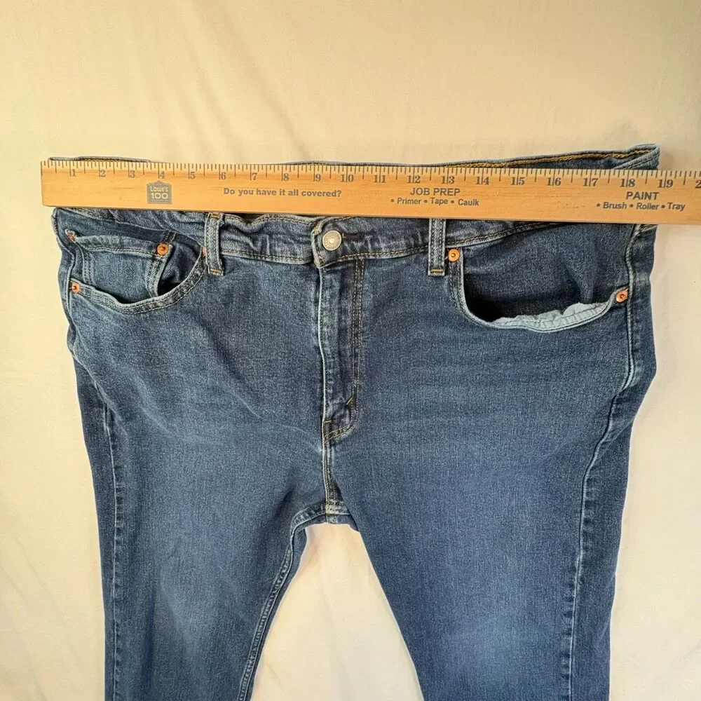Levi's 505 Regular Fit Jeans Men's 40x30 Medium Indigo Straight Leg Denim EUC
